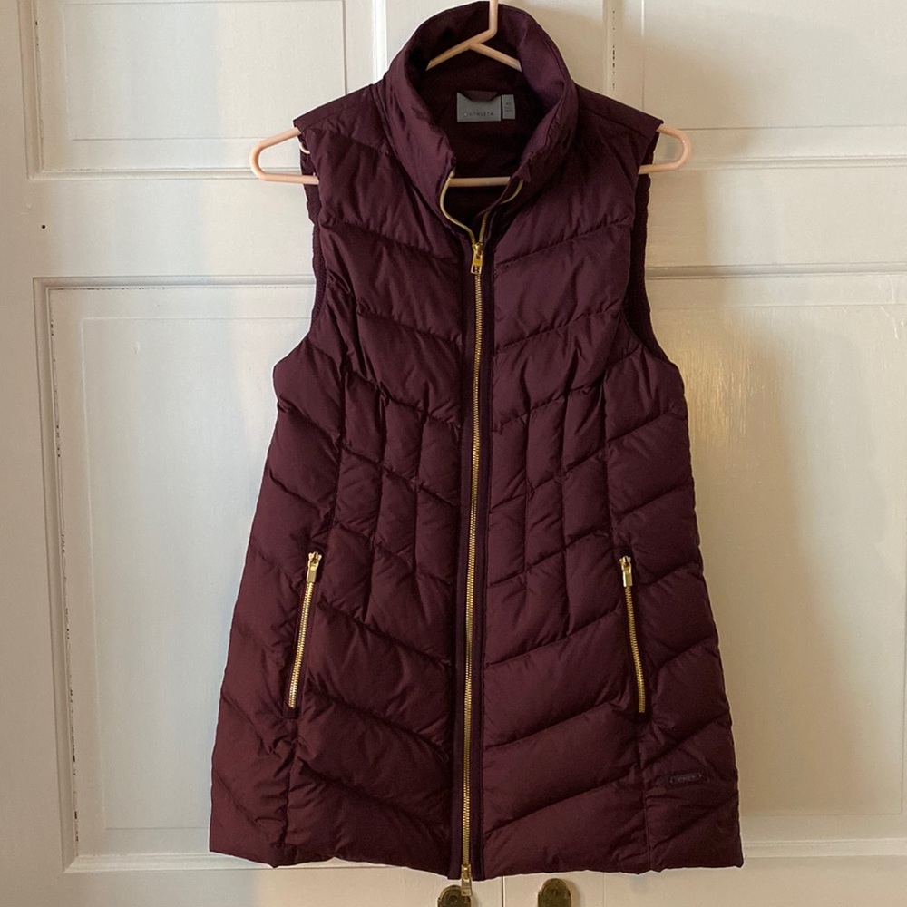 Athleta Women's Quilted Vest - Dark Purple